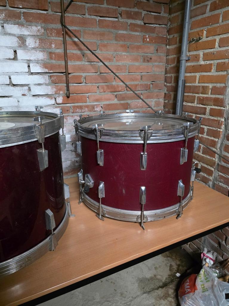 Leuke drumstel set - Bieden, Ophalen of Verzenden, Gebruikt, Overige merken