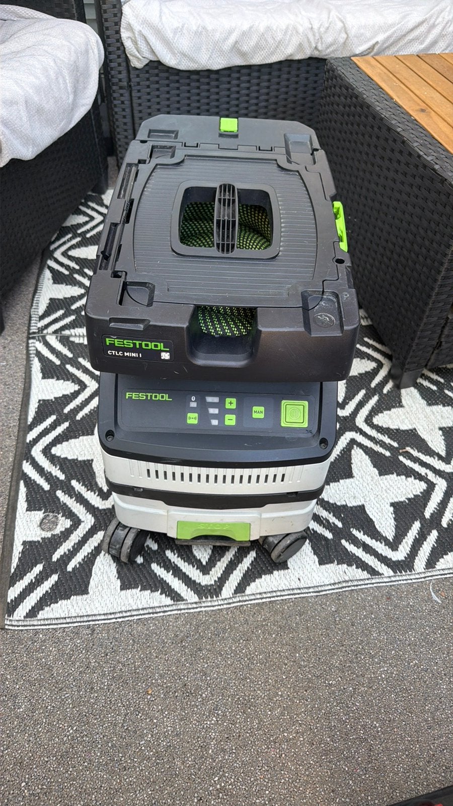 Festool CTLC MINI I-Basic Accu stofzuiger CLEANTEC, Ophalen of Verzenden, Zo goed als nieuw, Overige typen
