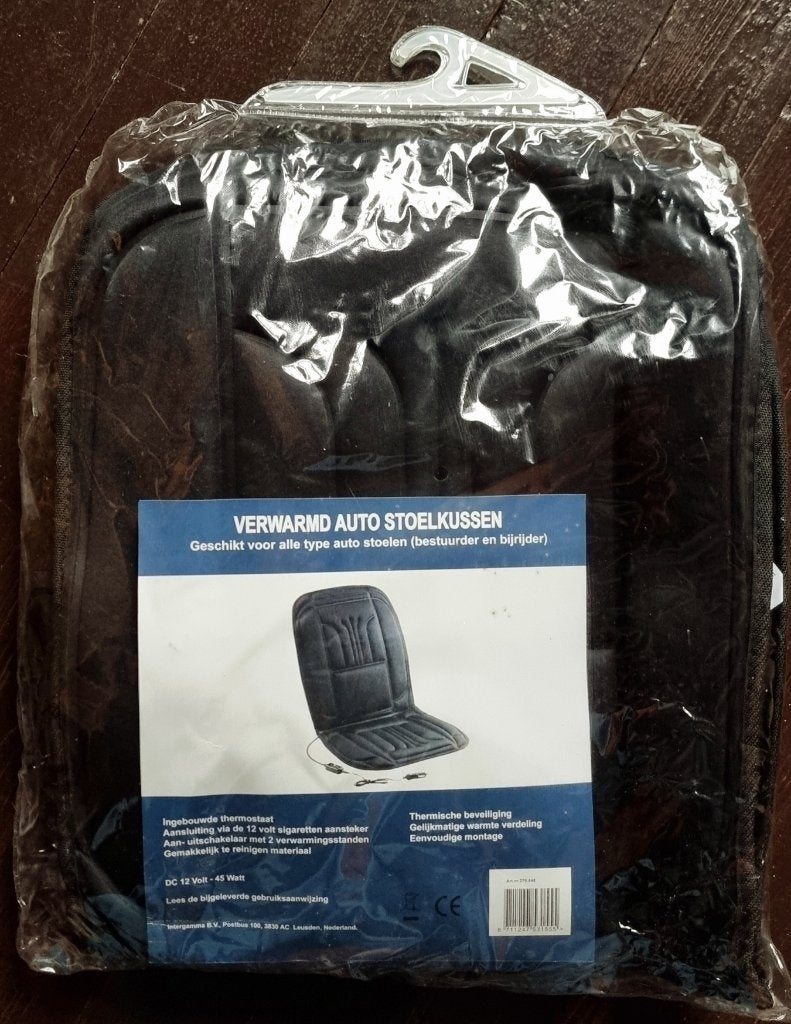 Verwarmd auto stoelkussen - NIEUW in verpakking - universeel, Ophalen of Verzenden, Nieuw