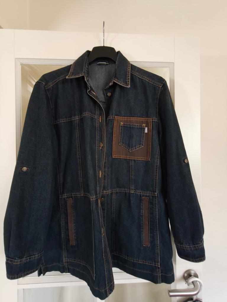 Oversized denim jas, Dreamstar, Blauw, Maat 42/44 (L), Ophalen of Verzenden
