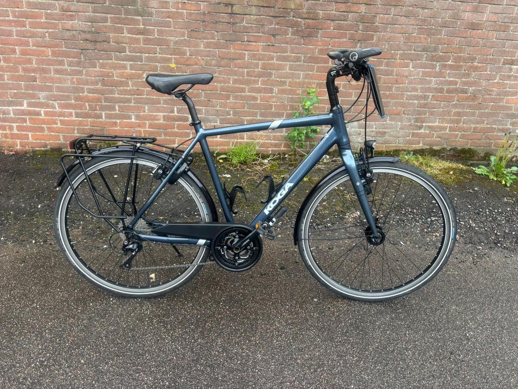 Koga Grandtourer Heren 57 cm, Fietsen en Brommers, Fietsen | Heren | Sportfietsen en Toerfietsen, Gebruikt, Koga Miyata, Meer dan 20 versnellingen