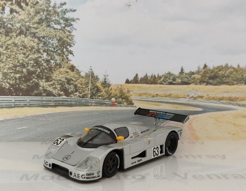 1:43 Sauber Mercedes C9 #63; Le Mans 24 H 1991; Altaya/Ixo, Hobby en Vrije tijd, Ophalen of Verzenden, Gebruikt, Auto, Overige merken