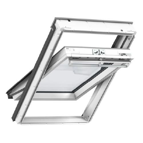 Roto tuimelraam (dakraam) wit 78x98 inclusief gootstuk, Ophalen, Minder dan 80 cm, 80 tot 120 cm, Nieuw