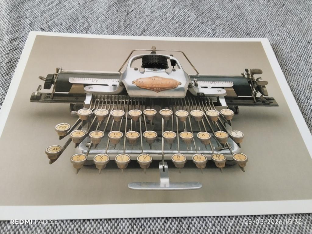 Ansichtkaart Bliksdensfer 6 typemachine, Arts and Crafts, Ophalen of Verzenden, Voor 1920, Ongelopen
