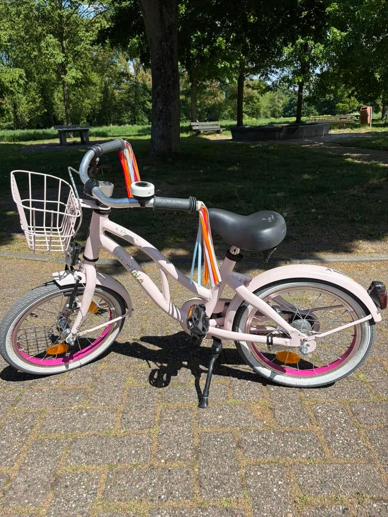 Alpina Ocean 16 inch meisjesfiets – Zo goed als nieuw!, Ophalen, Zo goed als nieuw, Staal