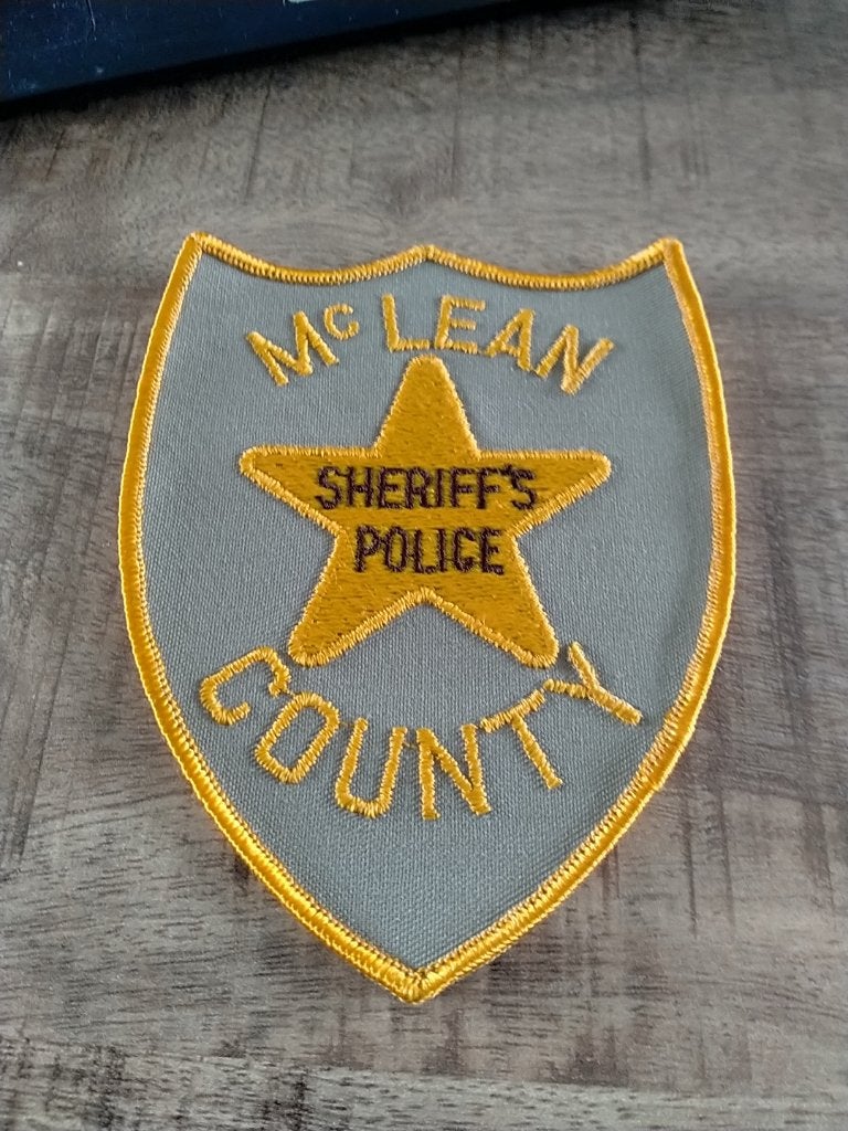 USA , Illinois , Mc Lean County Sheriff's Police , Patch, Verzenden, Overige soorten, Amerika, Embleem of Badge