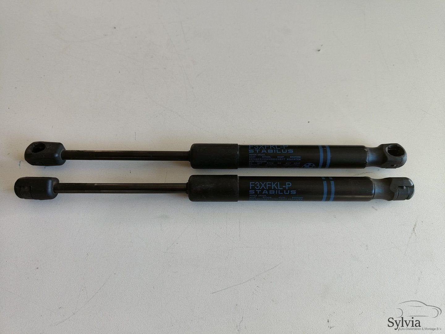 Gasdemper gasveer set voor passieve motorkap BMW 1 / 2 / 3, Gebruikt, -, -, Ophalen of Verzenden