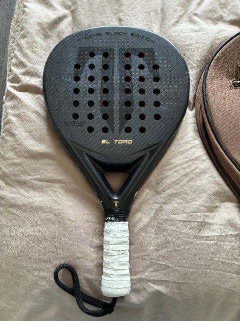 Tactical Padel El Toro Black Edition 2.0, Ophalen of Verzenden, Zo goed als nieuw, Padelracket