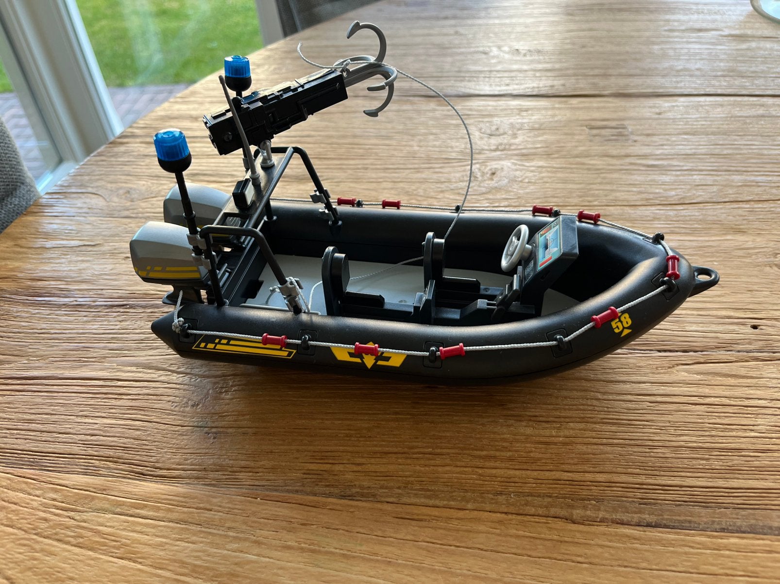 Playmobil SIE rubberboot 9362, Ophalen of Verzenden, Zo goed als nieuw, Complete set