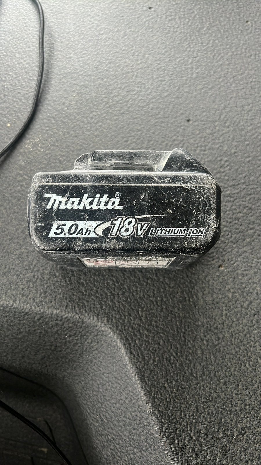 Makita 5.0ah 18v lithium-ion accu, Ophalen, Gebruikt