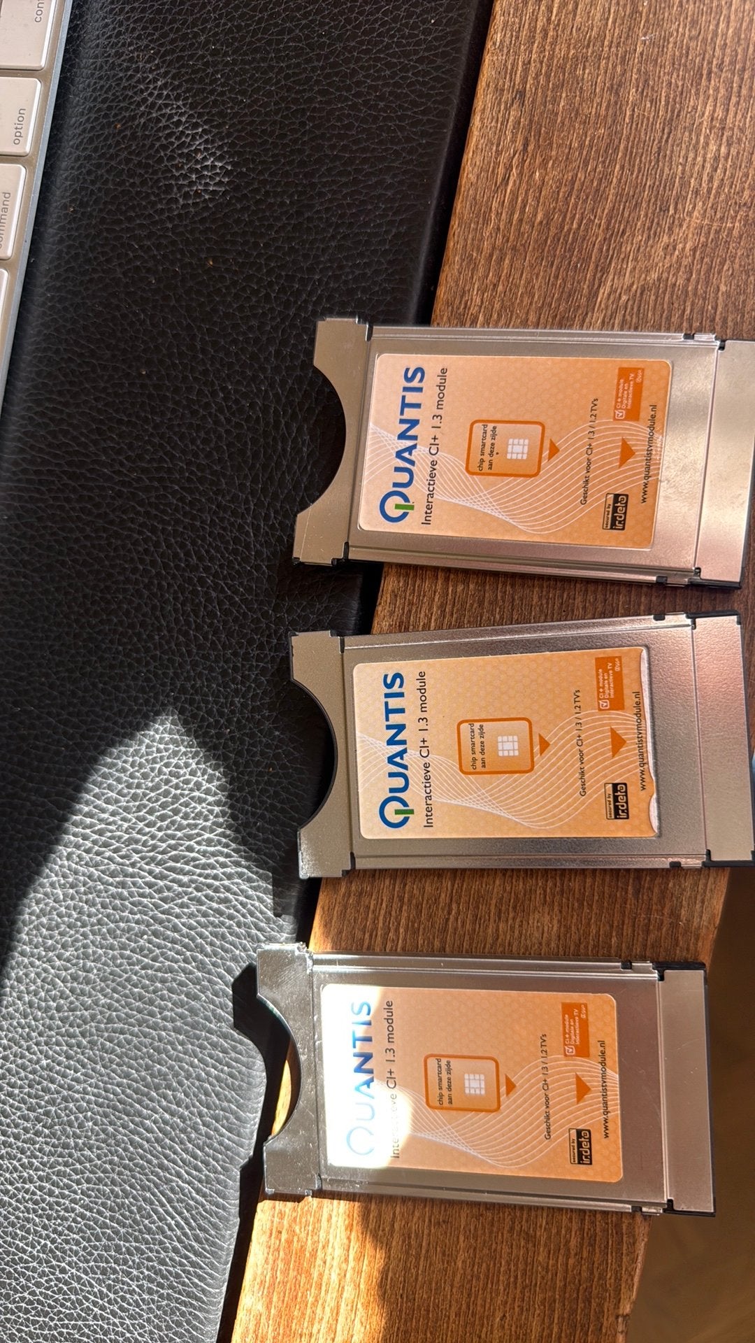 Quantis Interactieve CI+ 1.3 Module (3 stuks), Ophalen of Verzenden, Zo goed als nieuw, Decoder