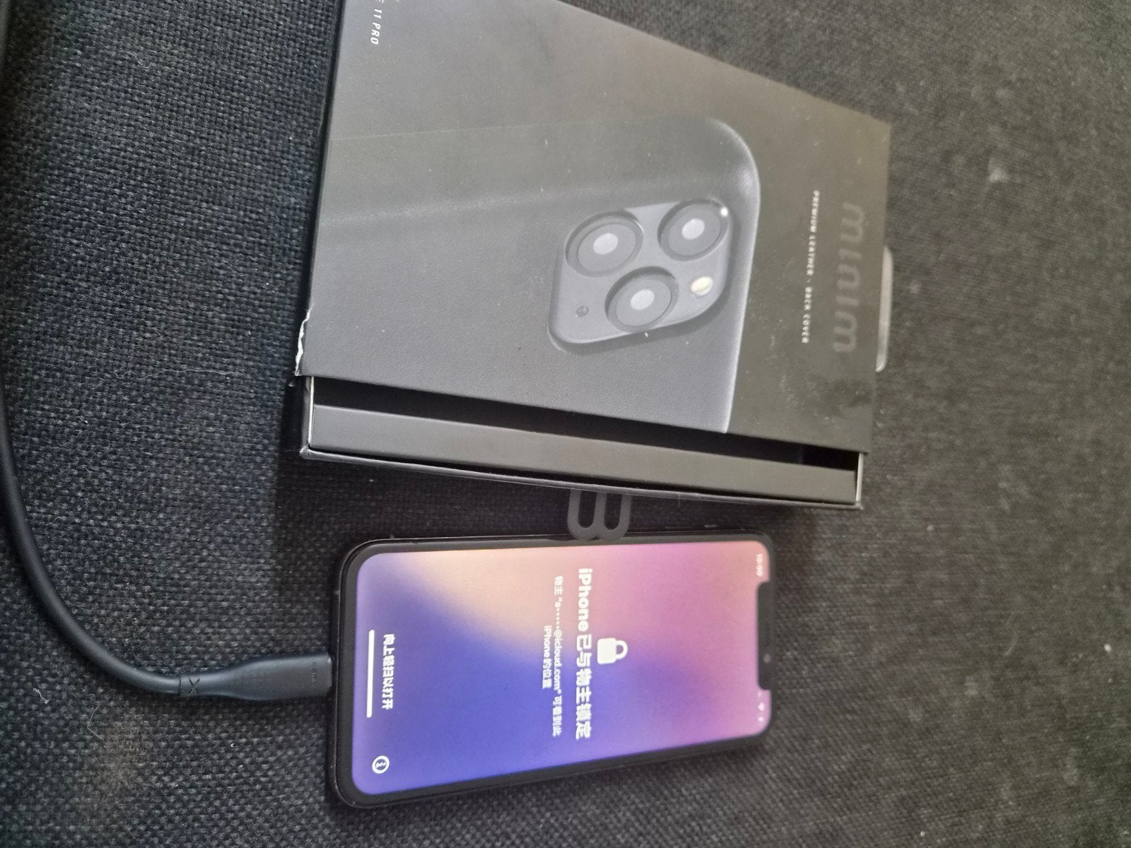 iPhone 11 Pro met beschadigde achterkant + hoesje, Ophalen of Verzenden, Gebruikt, IPhone 11 Pro
