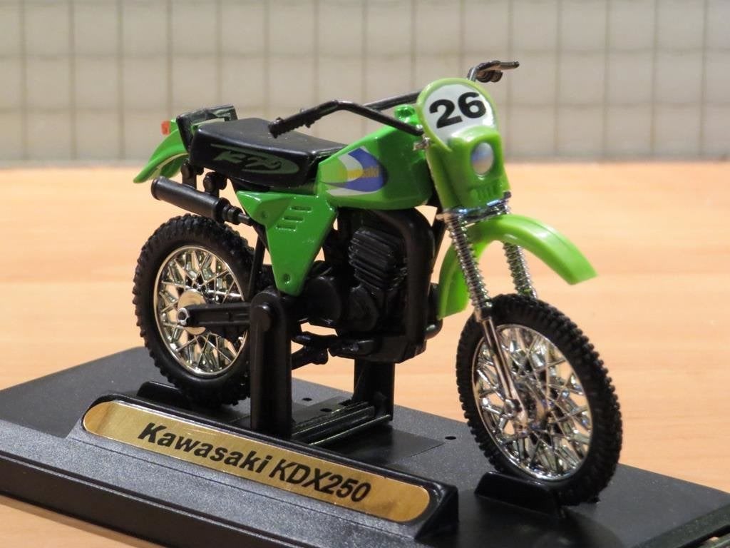 Kawasaki KDX250 1:18 Motormax, MayCheong, Nieuw, Ophalen of Verzenden, Motor
