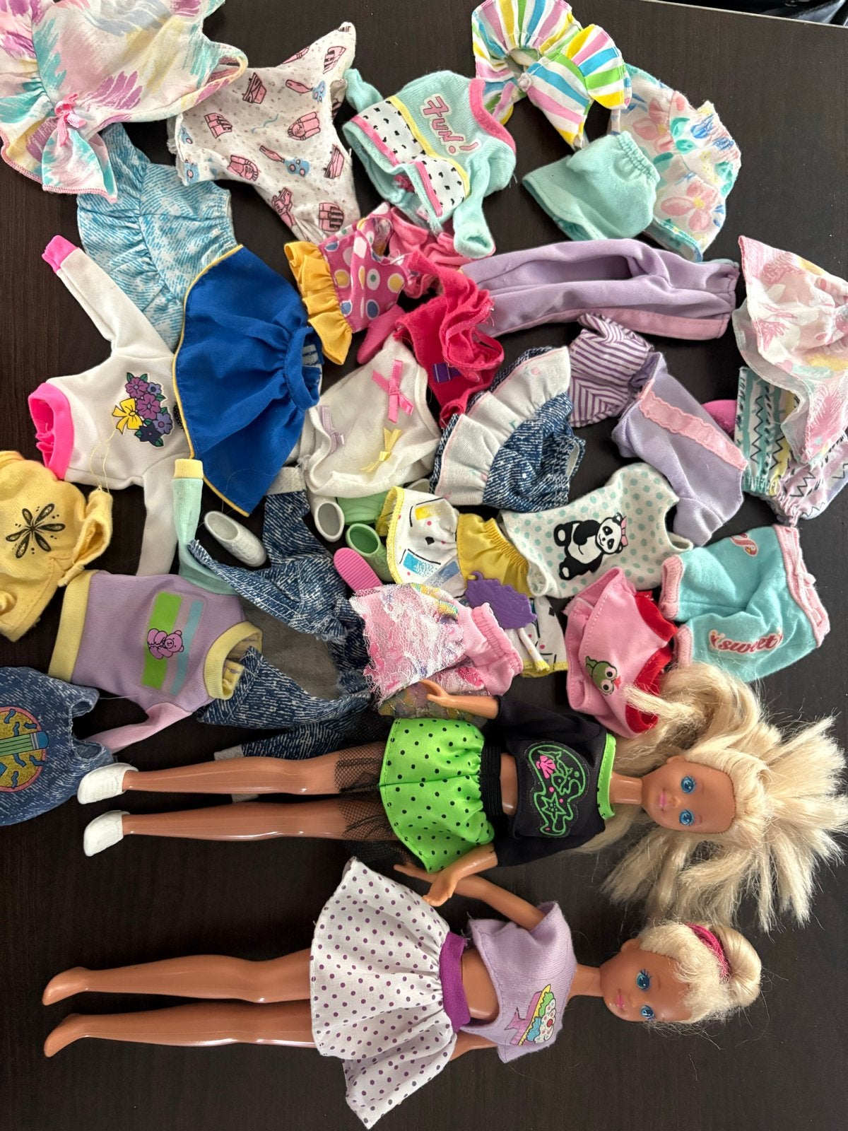 Skipper Barbie poppen met kleding en accessoires, Ophalen of Verzenden, Gebruikt, Barbie