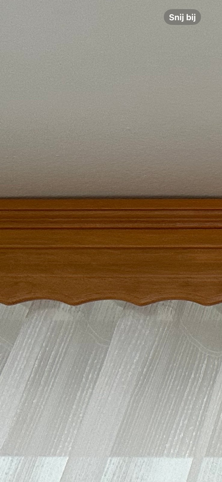 2x Mooie massief houten Raamband, Ophalen, Zo goed als nieuw, Plinten