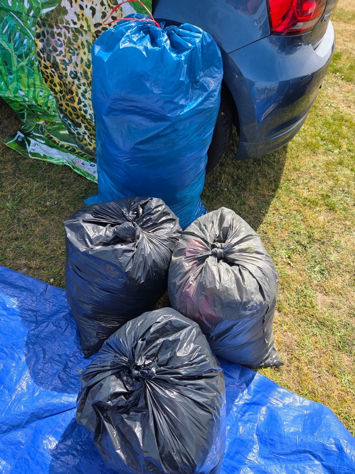 partij kleding, Ophalen, Gedragen
