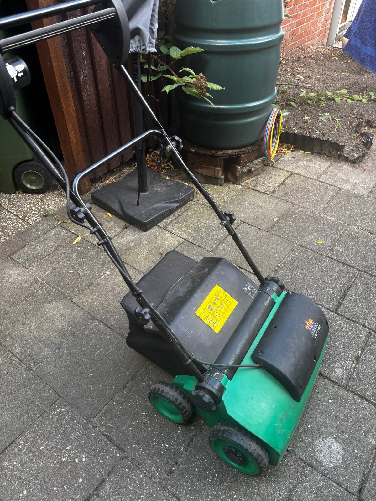 Top Craft elektrische verticuteermachine, Tuin en Terras, Grasmaaiers, Ophalen, Gebruikt, 30 t/m 39 cm, Elektrische grasmaaier