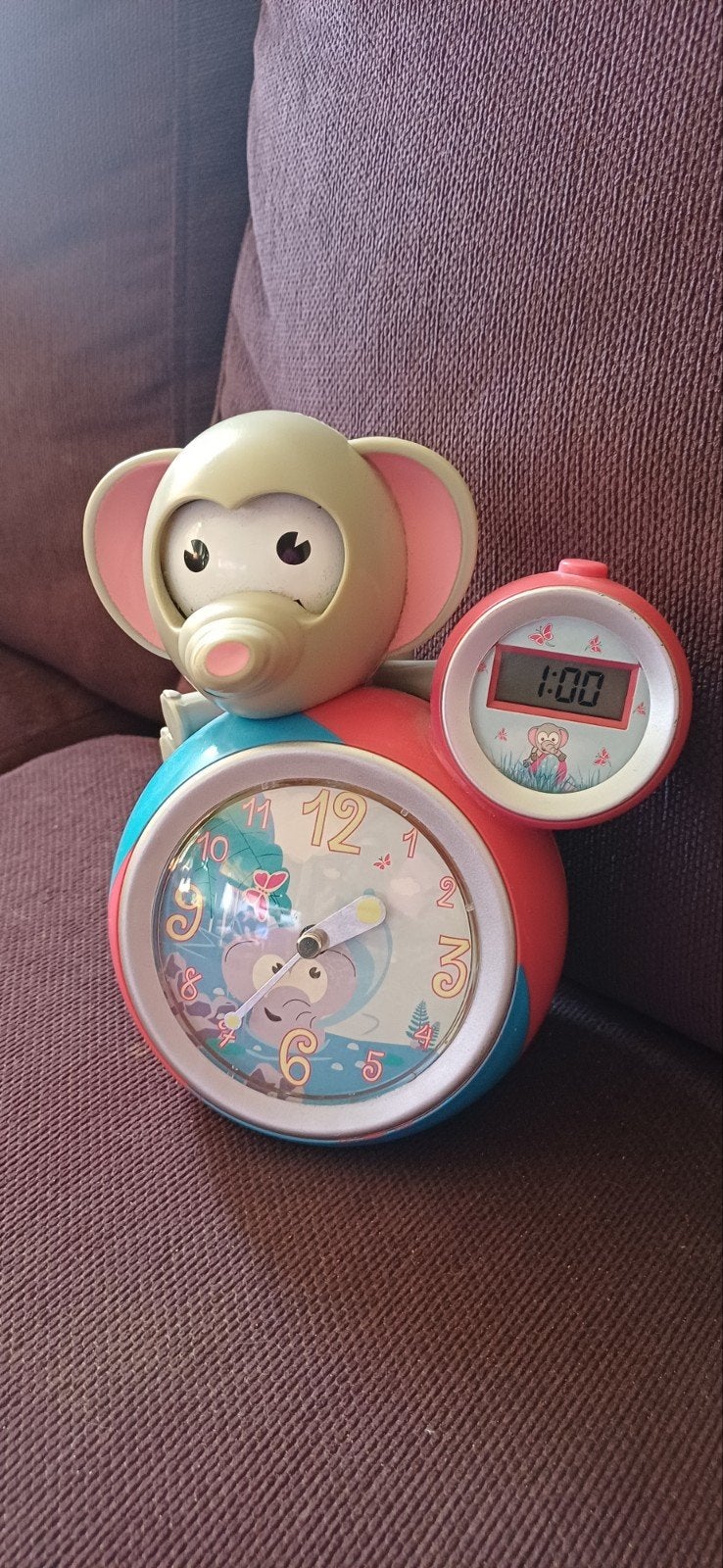 Babyzoo Momo Slaaptrainer kinderwekker olifant, Ophalen of Verzenden, Zo goed als nieuw