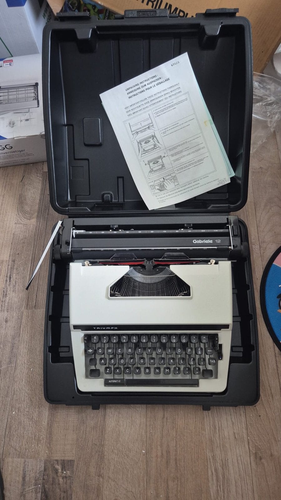 Triumph Gabriele 12 typemachine, Diversen, Typemachines, Ophalen of Verzenden, Nieuw