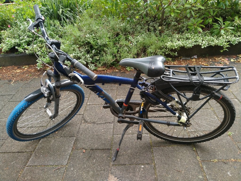 Kinderfiets snake 24 inch opknapper, Fietsen en Brommers, Fietsen | Kinderfietsjes, Ophalen, Gebruikt, Batavus, Terugtraprem