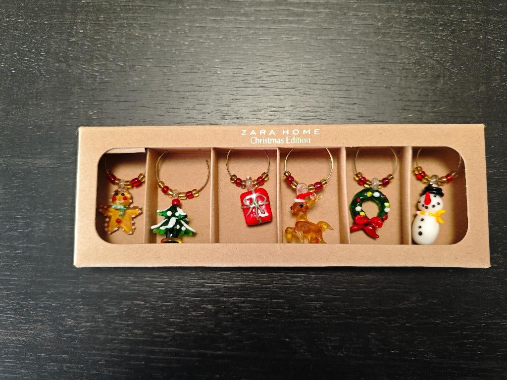 Pack of Christmas Figure Glass Charms - Zara Home, Ophalen of Verzenden, Zo goed als nieuw