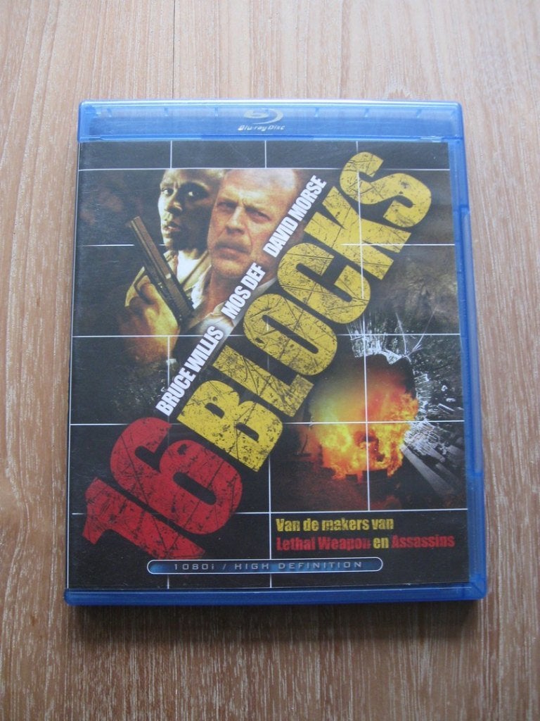 Blu-ray 16 Blocks Bruce Willis Mos Def David Morse, Engels, Nederlands, Film, Actie