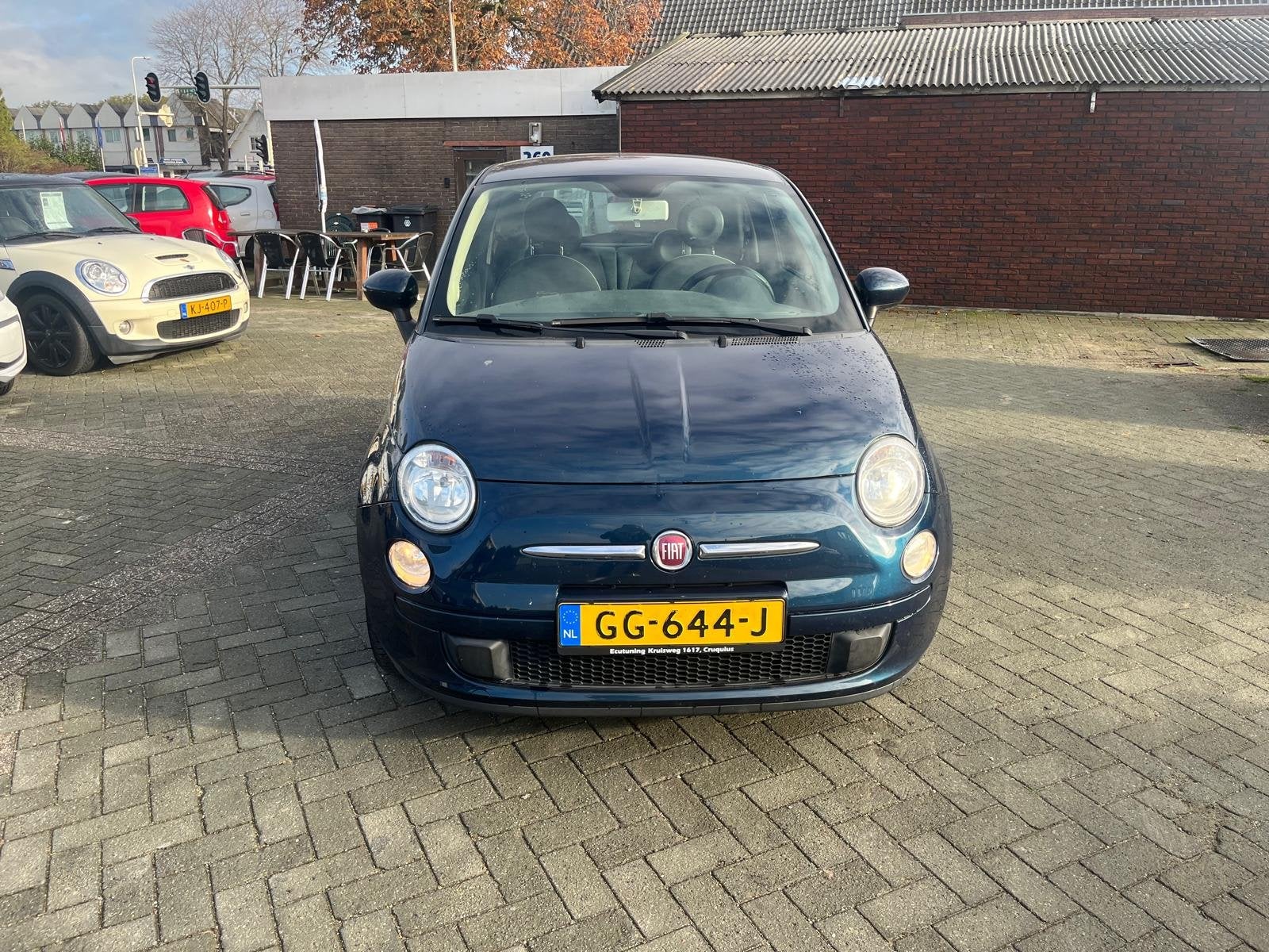 Fiat 500 1.0 TwinAir Pop airco elec ramen cv beide stoelen 1, Voorwielaandrijving, Gebruikt, Euro 6, 840 kg