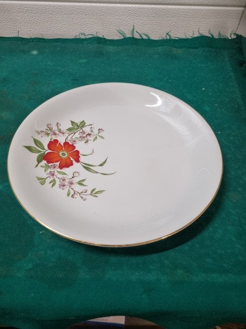 schaal royal met bloem, Antiek en Kunst, Ophalen of Verzenden