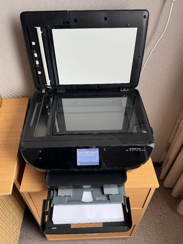 HP Envy 7640 All-in-One Printer - Print, Scan, Kopieer, Fax, Mailen, Inkjetprinter, All-in-one, Zo goed als nieuw