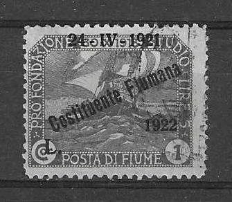 Fiume Michel 150 gestempeld, Ophalen of Verzenden, Overige landen, Gestempeld