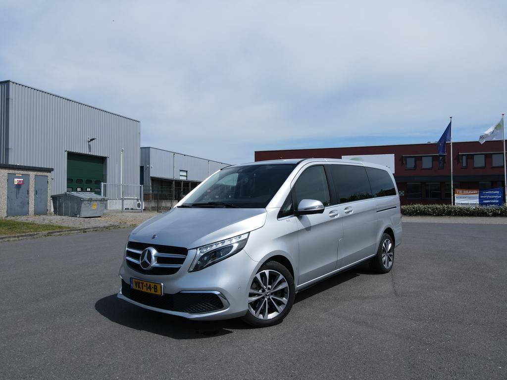Mercedes-Benz V-klasse V220d Lang DC Edition 2020 Grijs, Auto's, Bestelauto's, Particulier, ABS, Achteruitrijcamera, Adaptieve lichten