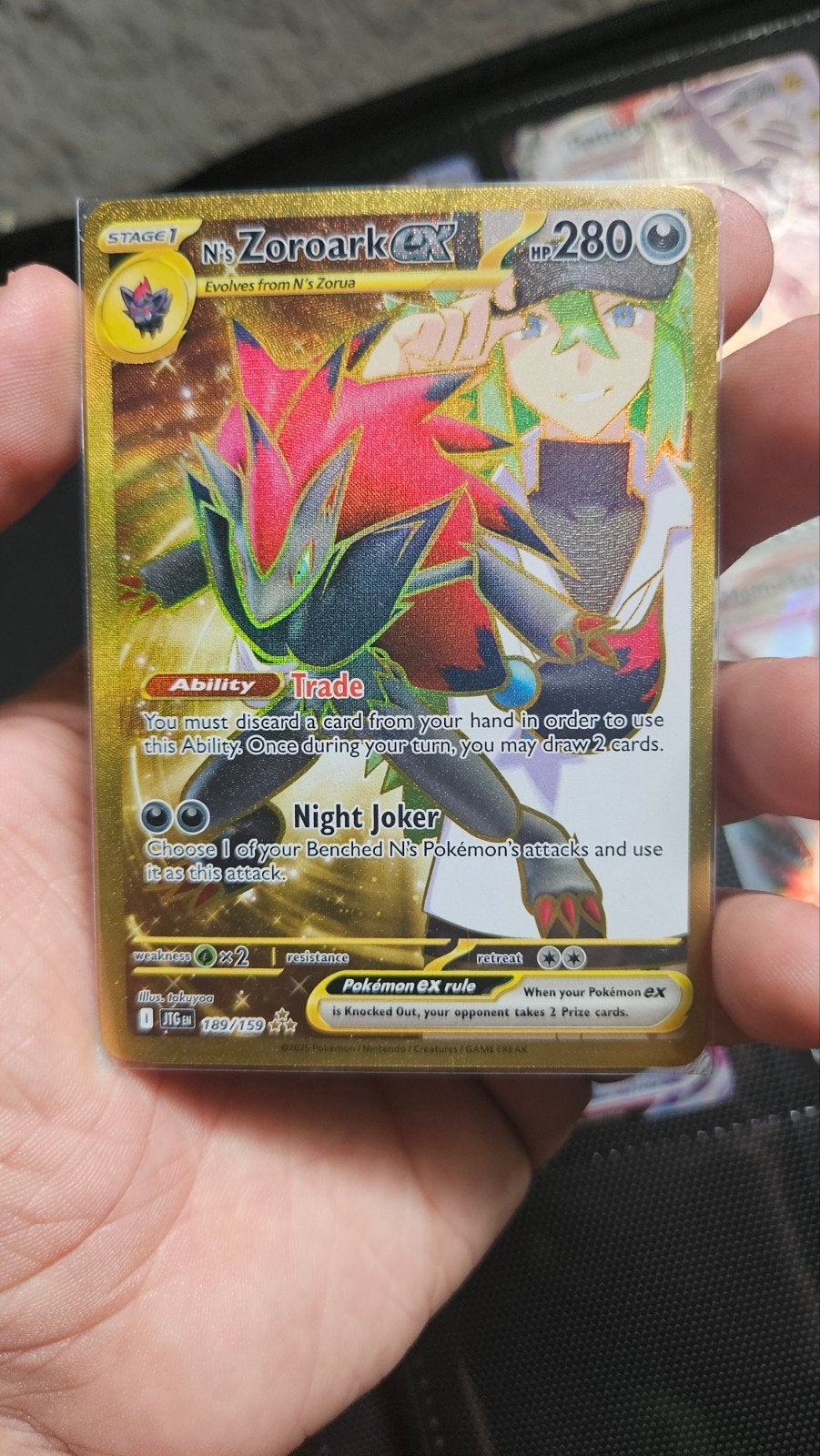 N's zoroark  NM, Ophalen of Verzenden, Nieuw, Losse kaart, Foil