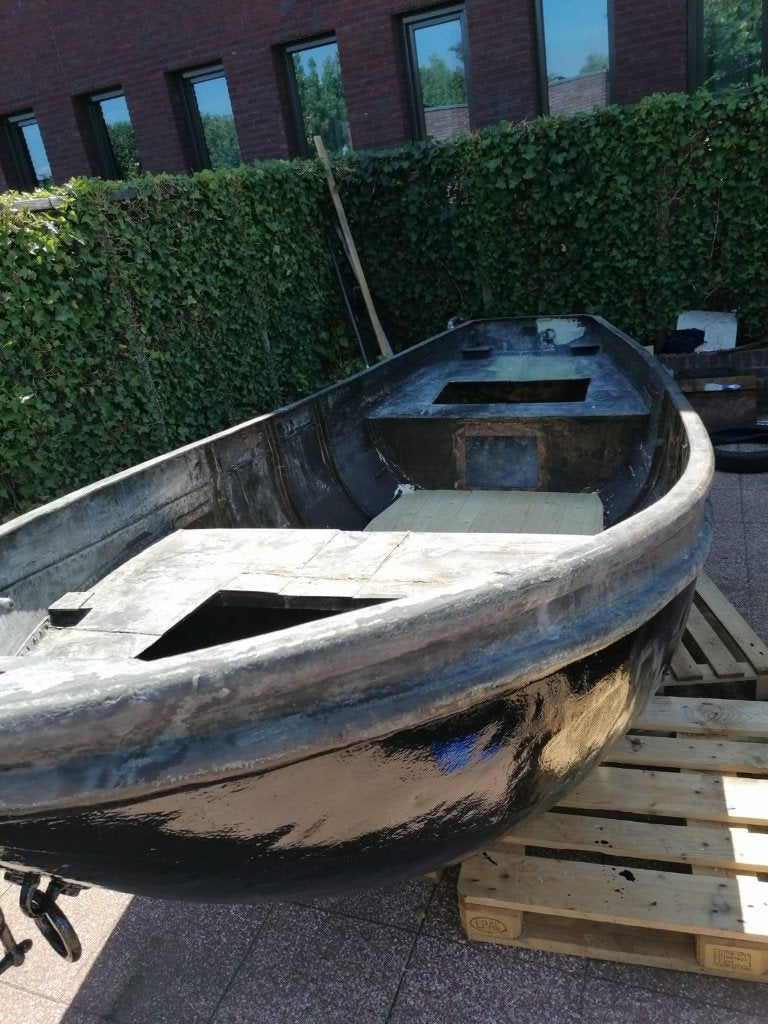Opknapper een project stalen sloep uit 1920, Ophalen of Verzenden, Gebruikt