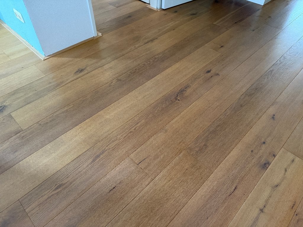 Eiken lamelparket - 60 m2, Doe-het-zelf en Verbouw, Vloerdelen en Plavuizen, Gebruikt, 10 m² of meer, 10 tot 30 cm, Hout
