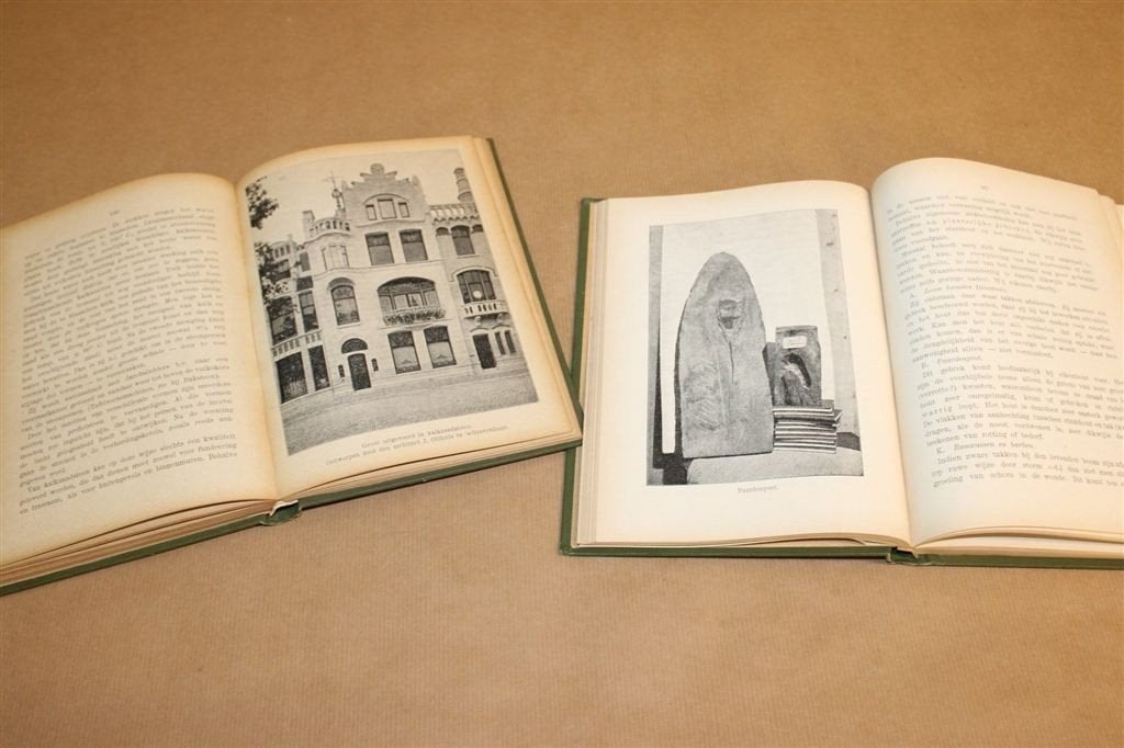 Bouwkunde — Materialen der Bouwambachten, 2 Delen 1918, Boeken, Ophalen of Verzenden, Gelezen, Bouwkunde