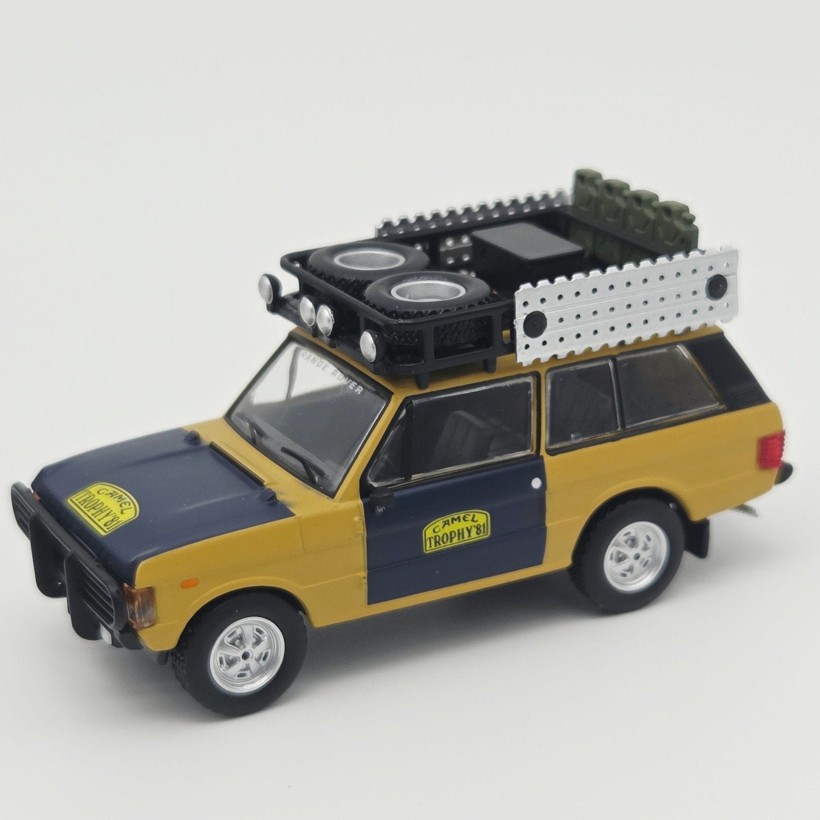 Mini Gt – 1981 Land Rover Range Rover *Camel Trophy* H.Fisch, Mymodelcar@outlook.com, Auto, Ophalen of Verzenden, Mini gt