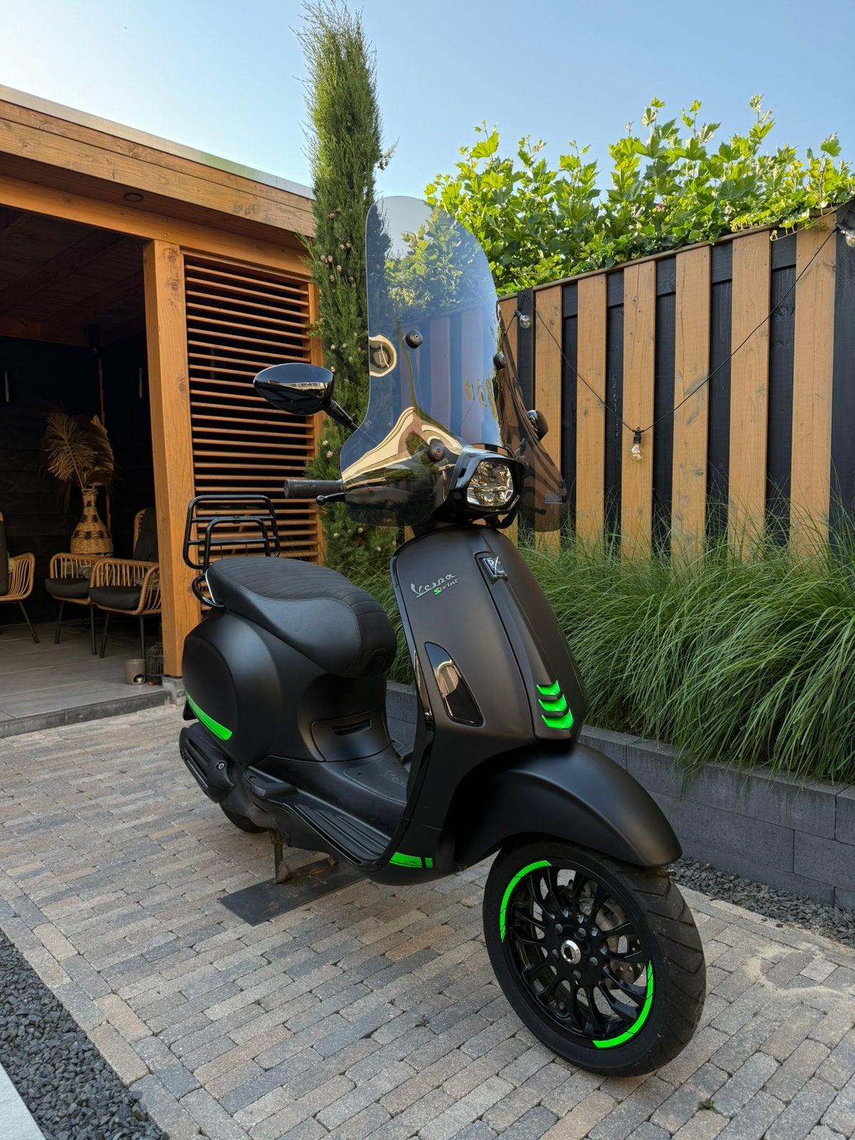 Vespa Sprint S 50 – 2021 – slechts 3.060 km – matzwart, Fietsen en Brommers, Scooters | Vespa, Ophalen, Maximaal 45 km/u, Vespa S