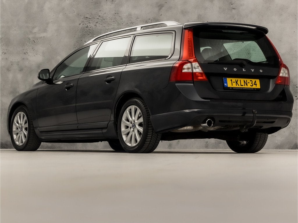 Volvo V70 1.6 T4 R-Design 179Pk Automaat (NAVIGATIE, LEDER,, Auto's, Zwart, 4 cilinders, 179 pk, 84 €/maand