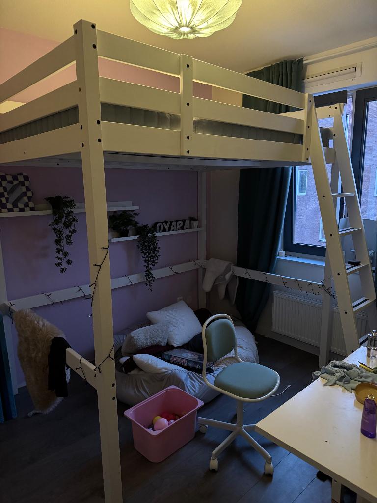 Hoogslaper Stora, Huis en Inrichting, Slaapkamer | Stapelbedden en Hoogslapers, Ophalen, Hoogslaper, 140 cm, Zo goed als nieuw