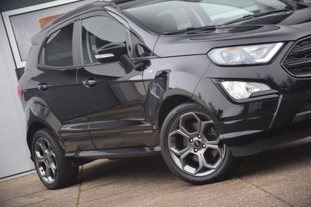 Ford EcoSport 1.0 EcoBoost ST-Line TREKHAAK/APPLE CARPLAY/17, Auto's, Ford, Voorwielaandrijving, Gebruikt, Ecosport, Leder en Stof