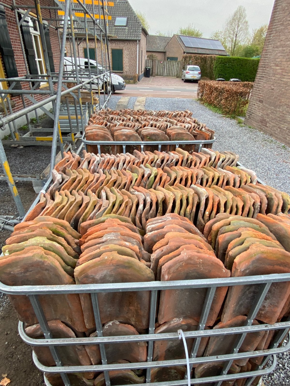 Oude dakpannen/gebruikte dakpannen/ovh/vh/oude holle, Doe-het-zelf en Verbouw, Dakpannen en Dakbedekking, Gebruikt, Steen of Klei