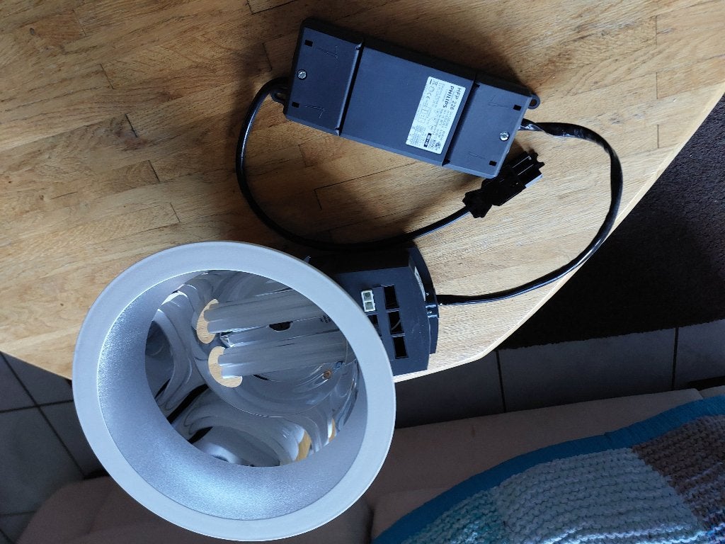 Philips inbouwspot Fugato FBS 270, 2 x pl-c/4p/26W, Ophalen of Verzenden, Zo goed als nieuw