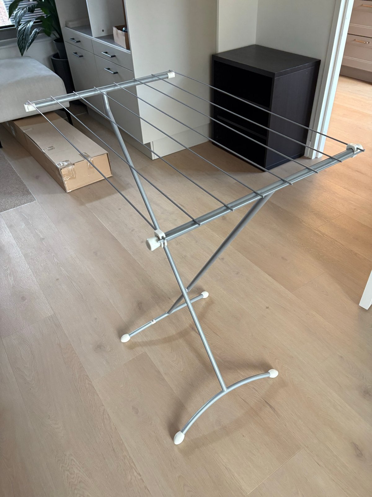 Stabiel en inklapbaar IKEA droogrek, Ophalen, Gebruikt
