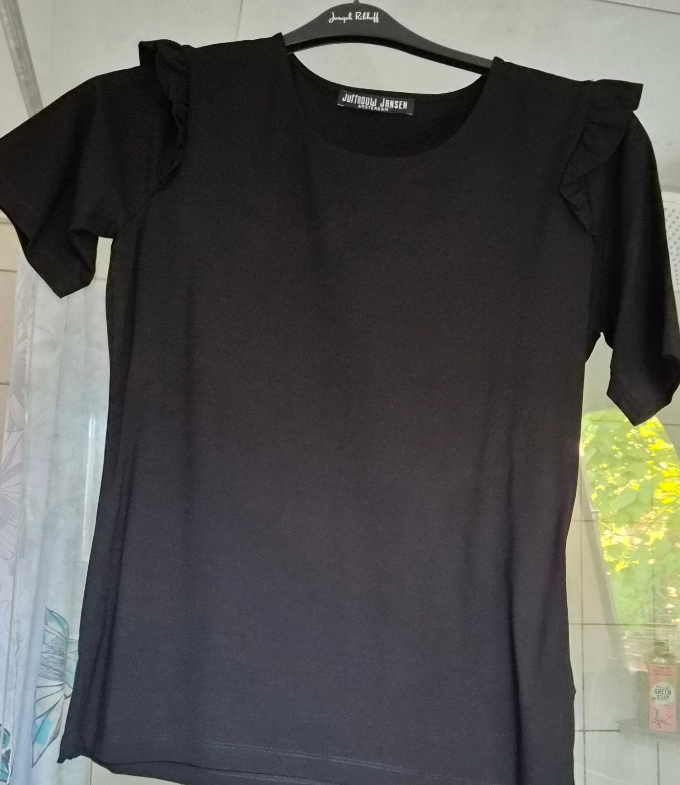 mooi shirt juffrouw jansen, Ophalen of Verzenden, Nieuw, Zwart, Korte mouw
