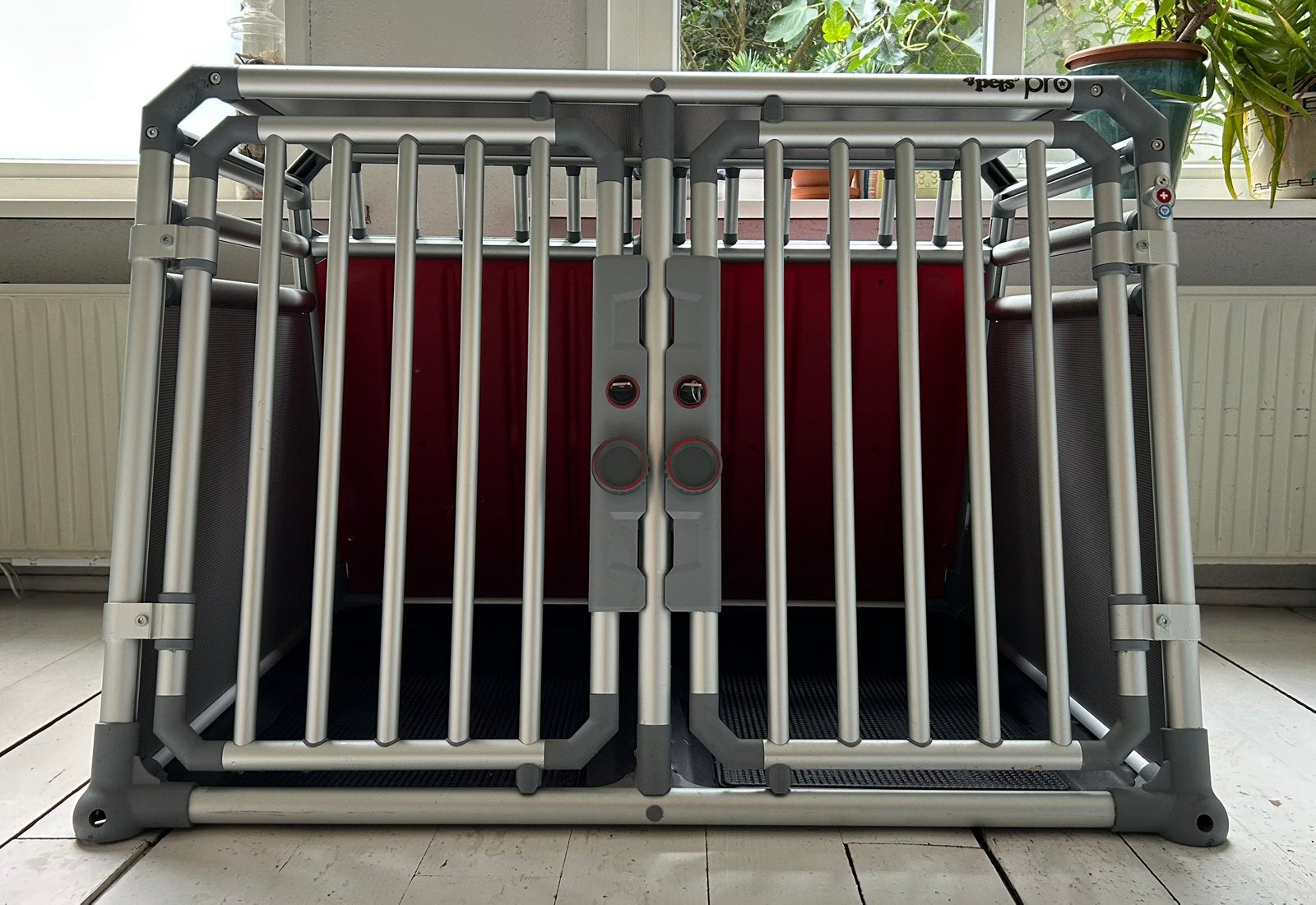 Dubbele autobench, Ophalen, Zo goed als nieuw, 110 cm of meer, 65 tot 100 cm