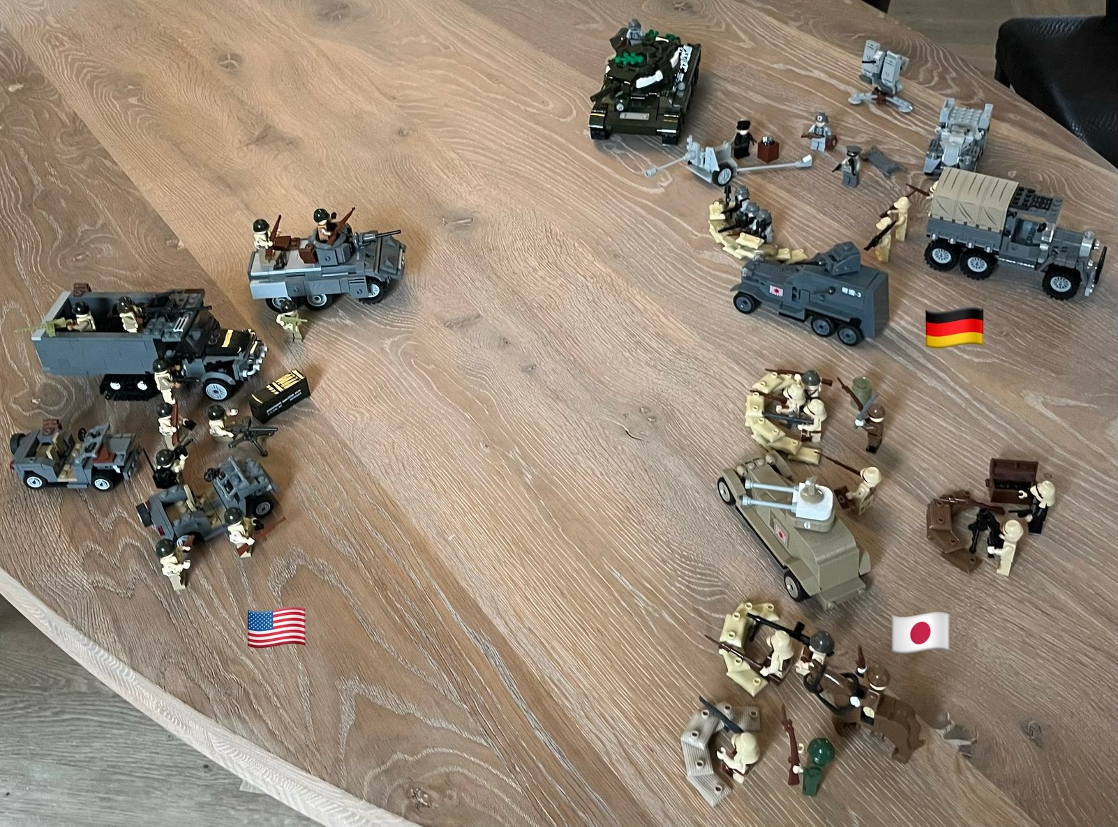 Grote Collectie WW2 voertuigen en soldaten, MOC (eigen creatie), Overige thema's, Lego, Ophalen of Verzenden