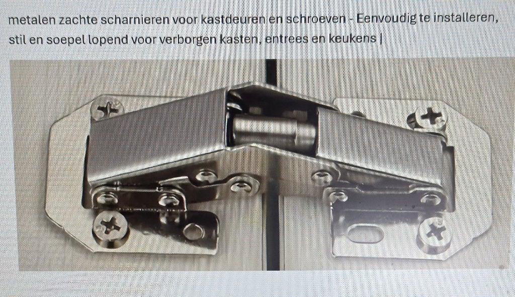 zelf-sluitende scharnieren, Ophalen of Verzenden, Nieuw, IJzer, Scharnier