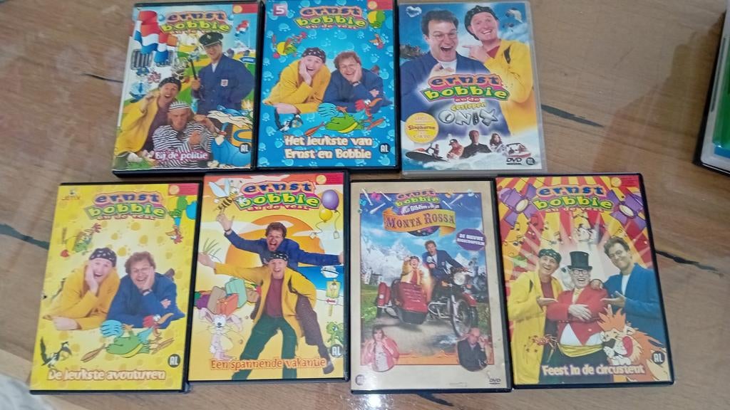 Gratis 5x dvd Ernst en Bobbie, Cd's en Dvd's, VHS | Kinderen en Jeugd, Alle leeftijden, Ophalen of Verzenden, Zo goed als nieuw