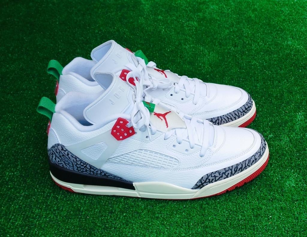 Jordan Spiz’ike Low “Do The Right Thing” Maat #47,5, Wit, Nike Inc., Info@nike.com, Nieuw