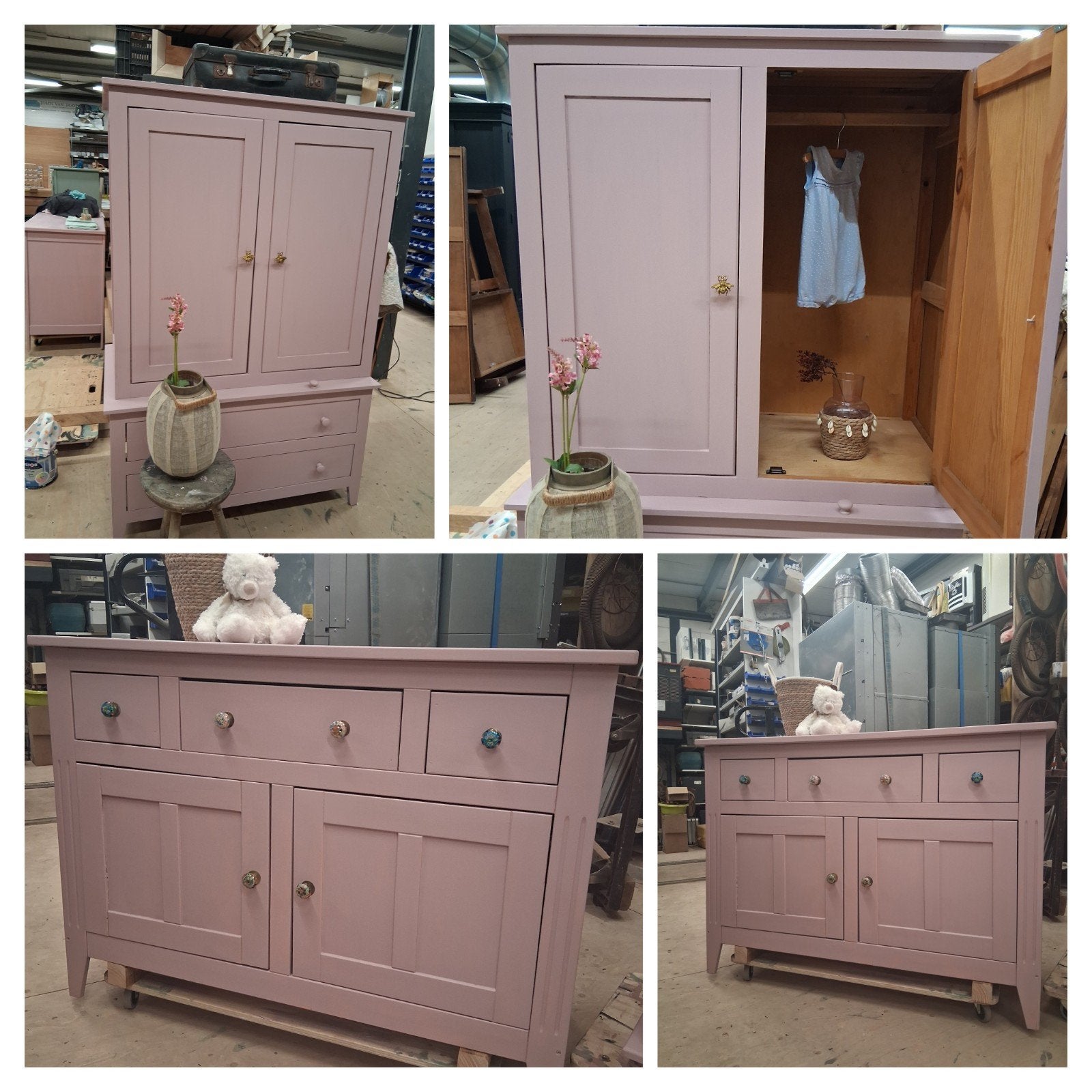 Babykamer kast en commode, Ophalen, 50 tot 70 cm, 105 cm of meer, 100 cm of meer